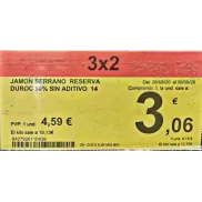 Jamón Duroc Reserva NICO SIN ADITIVOS a 12,75 €/kg (3x2)