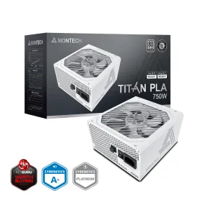 Fuente Montech Titan PLA 750W Blanca, Cybenetics Platinum