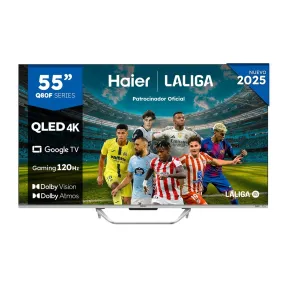 TV Haier 55" QLED 4K UHD Smart Google TV, Dolby Atmos, Gaming
