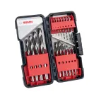 Set de 18 brocas HSS PointTeQ para metal Bosch en ToughBox