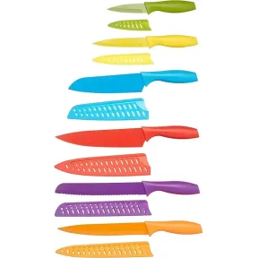 “Juego de cuchillos y accesorios Amazon Basics, 6 piezas”