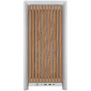 Caja Corsair 4000D semitorre ATX, cristal y madera blanca