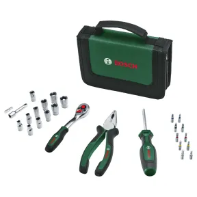 Set de Herramientas 26 Piezas Bosch con Maletín y Accesorios