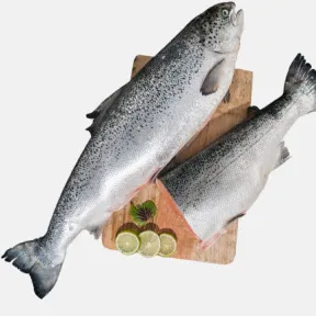Salmón entero o mitades a 8,75€ por kilo
