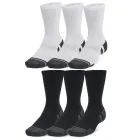 Pack de 3 calcetines Under Armour en blanco, gris y negro