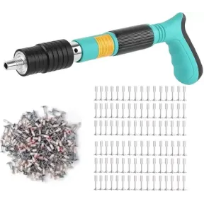 Pistola de clavos para hormigón + 100 clavos incluidos