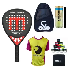 MYSTICA LEGACY CARBON ATTACK RED 2024, Pack de pádel