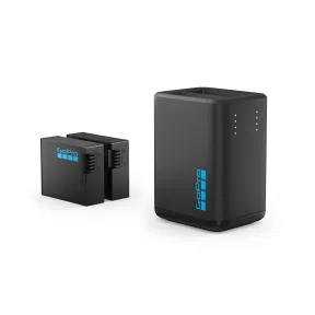 Cargador Dual con 2 Baterías Enduro para HERO13 Black