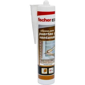 Silicona Trans Fischer para Puertas y Ventanas 300 ml