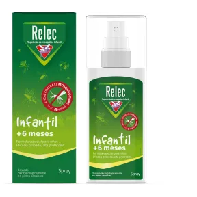 Spray Antimosquitos Relec Infantil 100 ml (+6 Meses)
