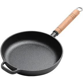 Sartén de 27 cm de hierro fundido ideal para cocinar