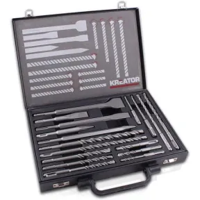 Set de 17 piezas KREATOR KRT012801: brocas y cinceles