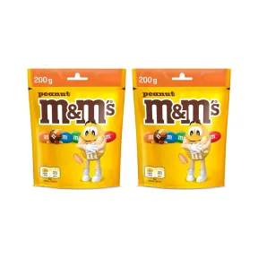 M&M's Bolsa 200g: Chocolate con Leche y Cacahuete.