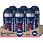 Desodorante Antitranspirante NIVEA MEN Roll-on, 72h Sin Alcohol