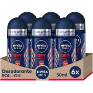 Desodorante Antitranspirante NIVEA MEN Roll-on, 72h Sin Alcohol