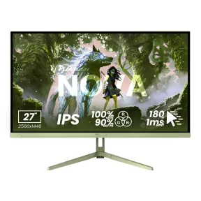 Monitor 2K Arozzi Nova 27 Gaming IPS 180Hz FreeSync Verde