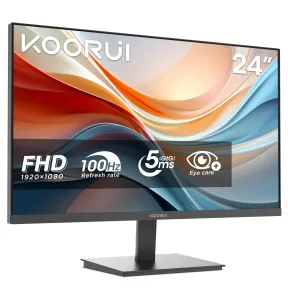 Monitor FHD 24" KOORUI E2412F con Cuidado Visual 100Hz