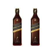 Whisky escocés Johnnie Walker Double Black - 700 ml x2