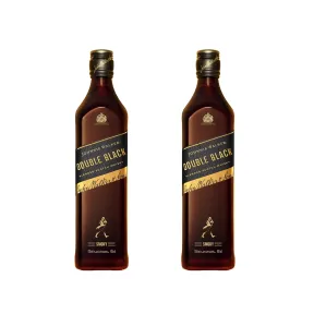 Whisky escocés Johnnie Walker Double Black - 700 ml x2