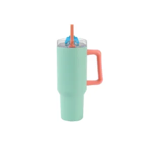 Tumbler Termo de Viaje IDRINK 1.2 Lt con Pajita y Asa