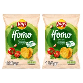 Patatas Fritas Lay's Campesinas 2 X 130 g (1,16 €/unidad)