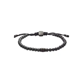 Pulsera Vintage de cuero o acero para hombre Fossil