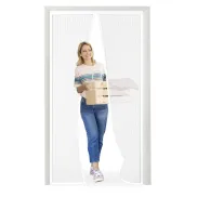 Puerta con Mosquitera Magnética, 130 x 220 cm, Cierre Automático