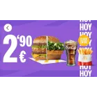 Combo Hamburguesa, Patatas y Bebida por 2.90€