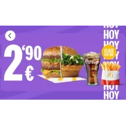 Combo Hamburguesa, Patatas y Bebida por 2.90€