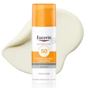 Crema Solar Facial Sin Perfume EUCERIN 50+ Antiarrugas