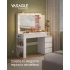 Tocador LED con Iluminación VASAGLE