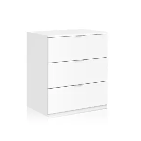 Cómoda LowCost Habitdesign Blanco 80x77x38 con Cajones