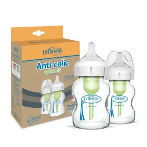 Biberones Anticólicos de Cristal 150 ml - Pack de 2 Dr. Brown's