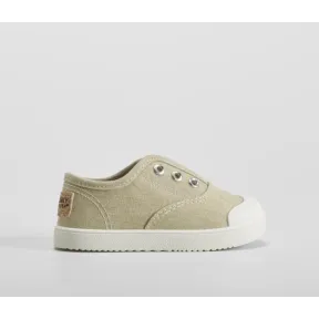 Bebé PABLOSKY lona beige Zapatilla