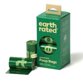 Bolsas extragruesas para heces de mascotas, 120 unidades.