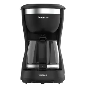 Cafetera de Goteo Taurus 600W, Jarra de Cristal 600 ml