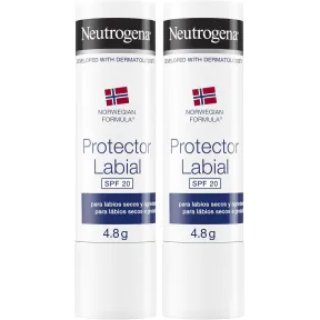 Neutrogena Pack 2 Bálsamos Labiales SPF 20 a buen precio