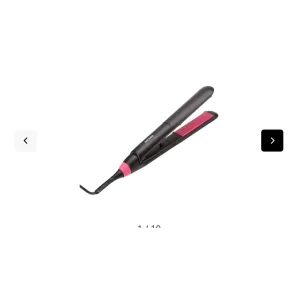 Plancha de pelo Philips BHS37500, Cerámica Negro y Rosa
