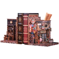 Puzzle 3D de madera, sujetalibros DIY para crear en casa.