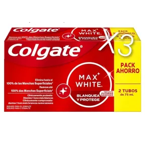 Colgate Max White One Dentrífico Blanqueador, Pack de 2 Uds.