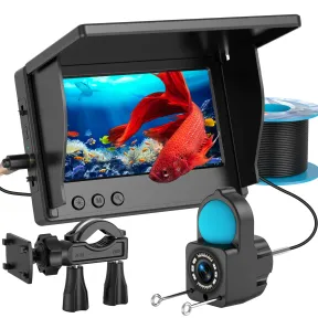 Ecosonda de pesca 1080 HD, pantalla LCD 4,3" y visión nocturna
