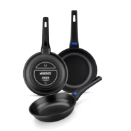 Set de 3 Sartenes Antiadherentes Monix Solid+ 18-22-26 cm