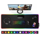 Alfombrilla Gaming XXL RGB 800x300mm | 12 Modos LED