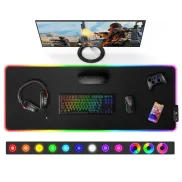 Alfombrilla Gaming XXL RGB 800x300mm | 12 Modos LED
