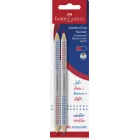Lápices Jumbo Grip bicolores Faber-Castell, 2 unidades