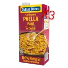 Caldo de carne Gallina Blanca para paella 1 lt, 3 unidades