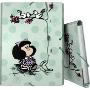 Carpeta Tapa Dura Mafalda Kiss 3 Solapas 35x26,5 cm