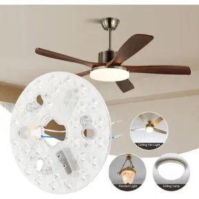 Ventilador LED de techo regulable 15 W con color ajustable