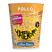 Yatekomo Fideos Orientales de Pollo - 3 x Gallina Blanca