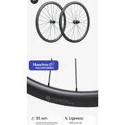Ruedas de carbono 35 para bicicleta gravel y carretera